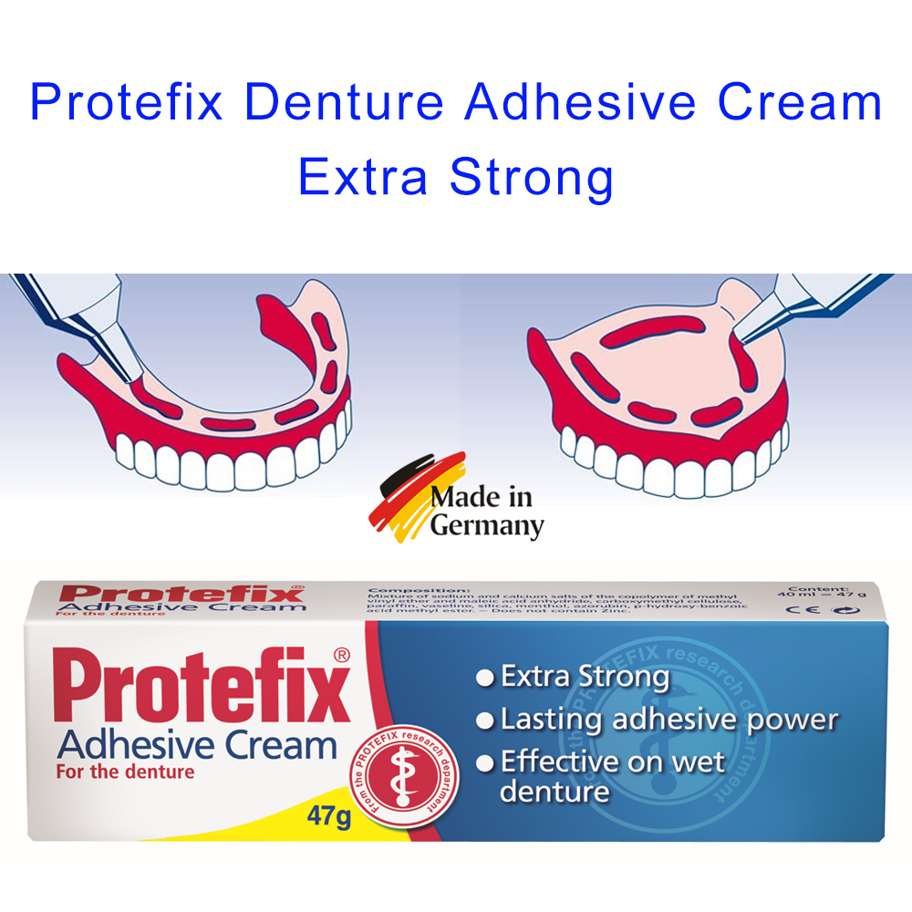 Teeth Whitening Opalescence - Protefix Adhesive Cream For Denture Fixing