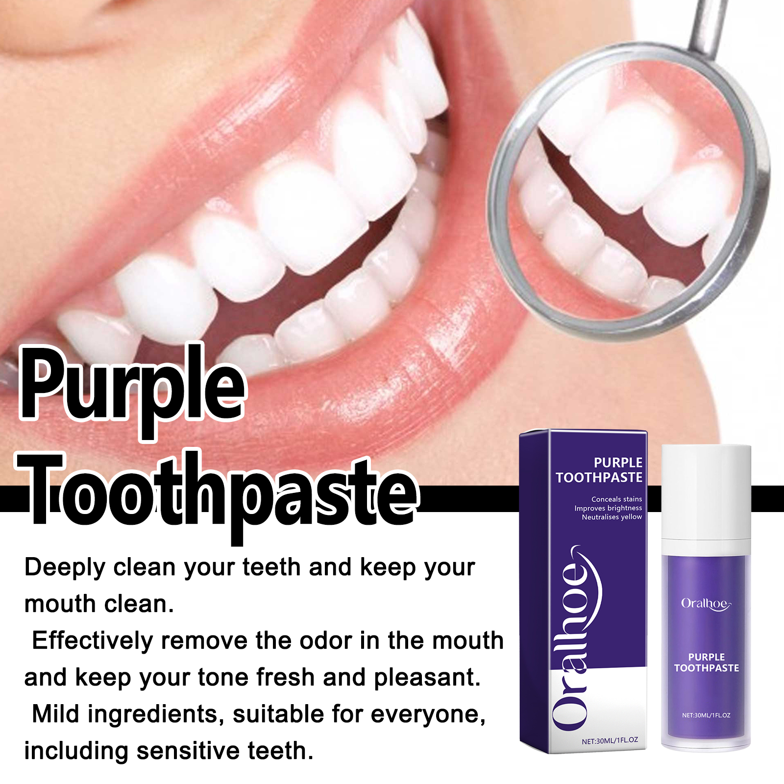 Xylitol Mint Purple Toothpaste – Teeth Whitening Xylitol recenzja i cena