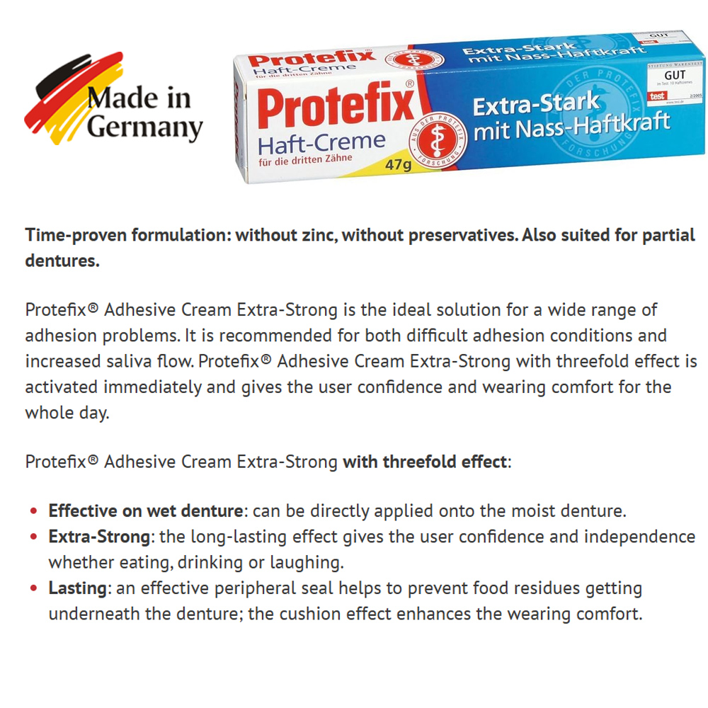 Protefix Adhesive Cream For De – Teeth Whitening Opalescence recenzja i cena