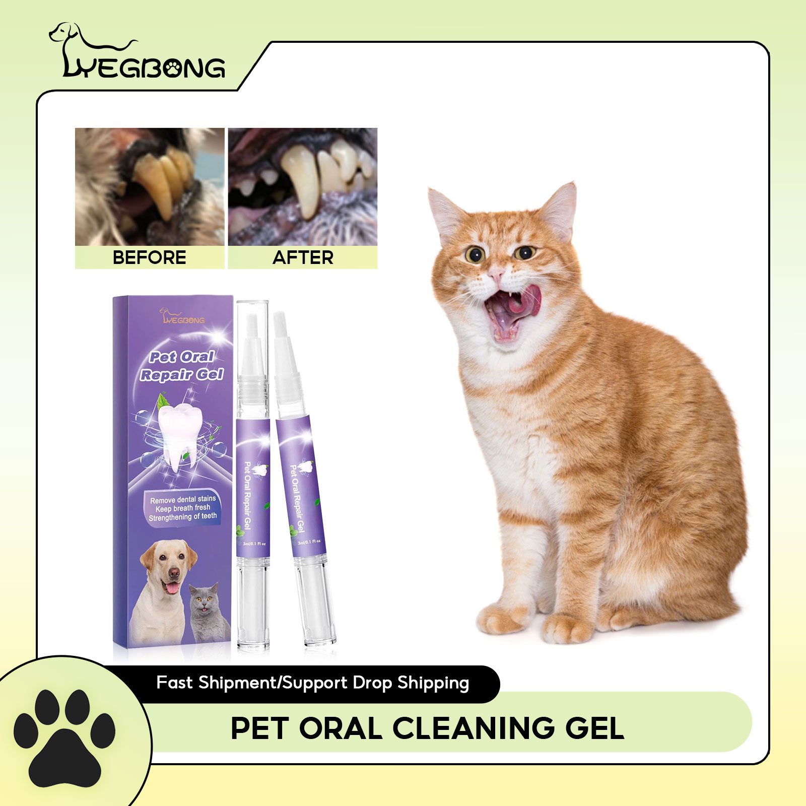 Pet Oral Repair Gel Puppy Tart – Teeth Whitening With Peroxide recenzja i cena
