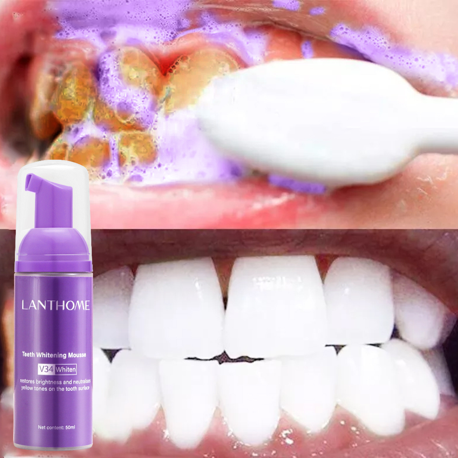 V34 Teeth Whitening Mousse Too – Teeth Whitening Xylitol recenzja i cena