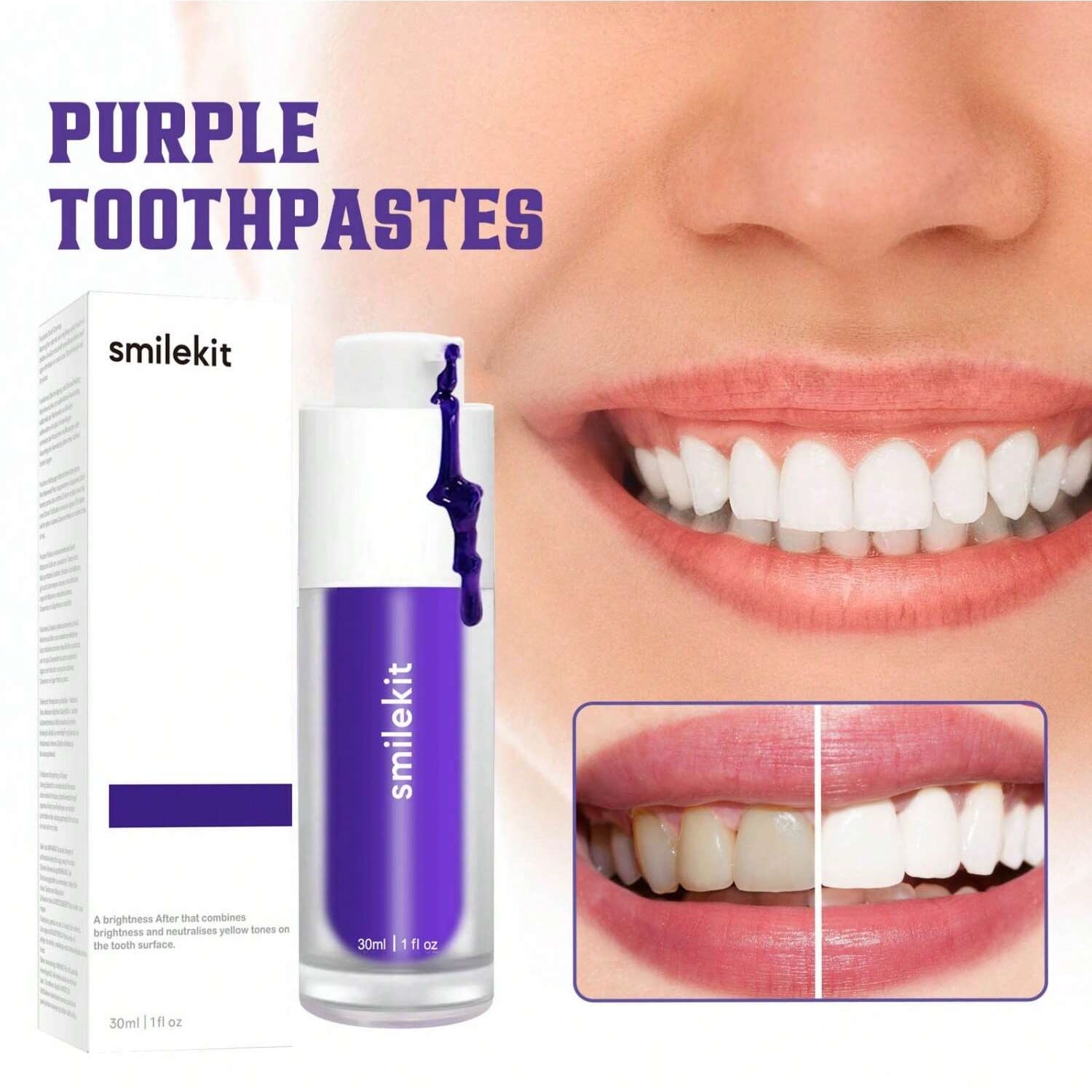 Effective Purple Corrector Ser – Teeth Whitening Xylitol recenzja i cena