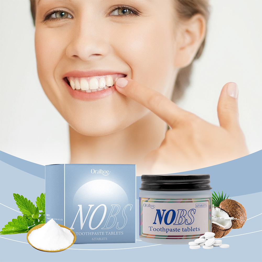 NOBS Toothpaste Tablets - Nano – Teeth Whitening Xylitol recenzja i cena