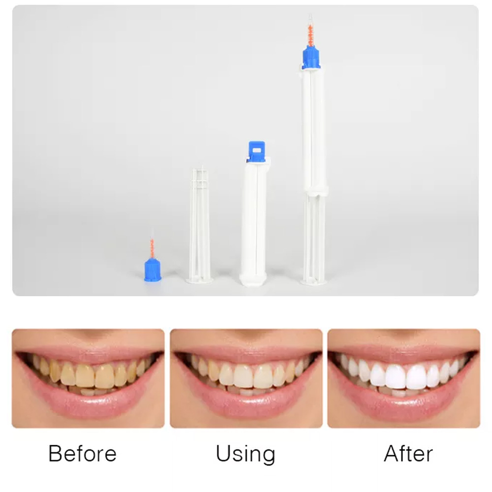 10 /5/2pcs Dental Dual Barrel  – Teeth Whitening Gel Syringes recenzja i cena
