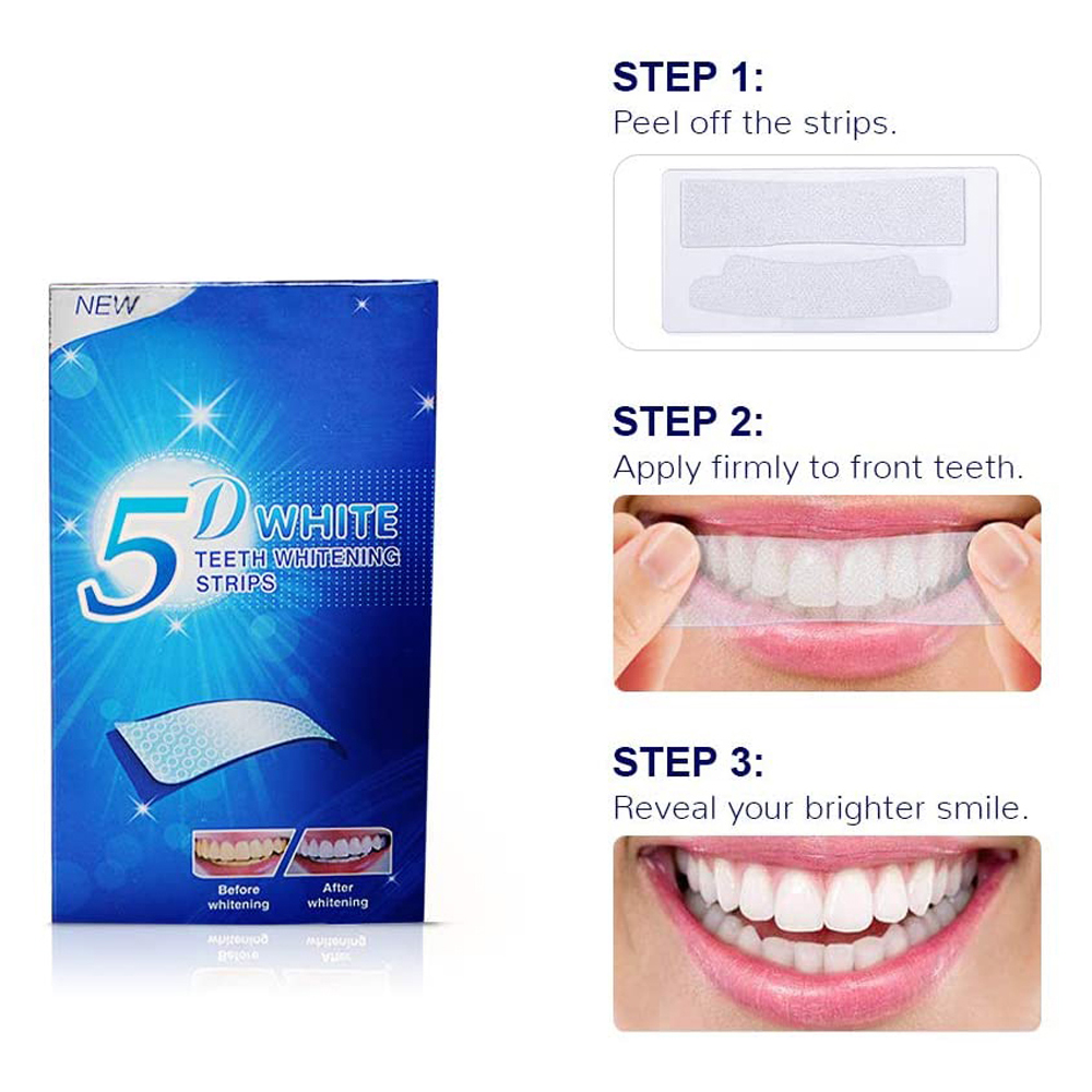 5D White Teeth Whitening Strip – Teeth Whitening With Peroxide recenzja i cena