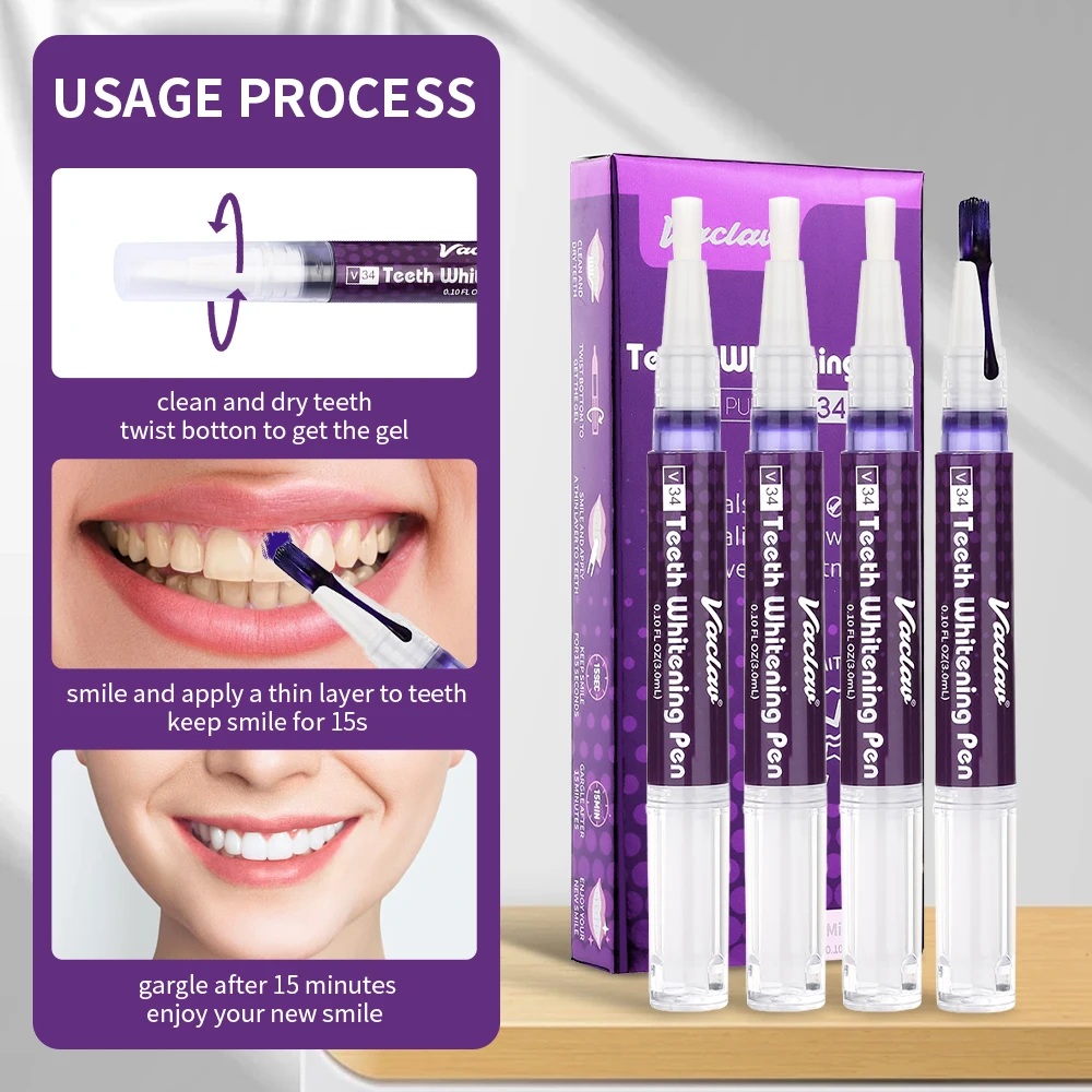 Vaclav V34 Purple teeth whiten – Teeth Whitening With Peroxide recenzja i cena