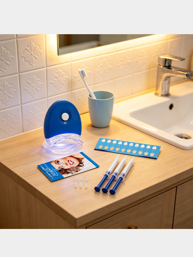 Glorysmile Teeth Kit - LED Lig – Teeth Whitening Gel Syringes recenzja i cena